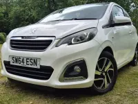 Used Peugeot 108 Allure 82 HP (60 kW) 2014 White Hatchback