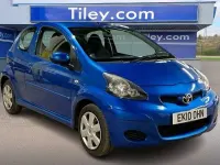 Used Toyota Aygo 67 HP (49 kW) 2010 Blue Hatchback