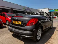 Used Peugeot 207 CC Sport 120 HP (88 kW) 2008 Black Cabriolet