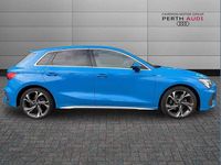 Used Audi A3 S-Line 148 HP (108 kW) 2023 Blue Sedan