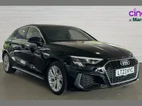 Used Audi A3 e-tron S-Line 200 HP (147 kW) 2023 Black Hatchback