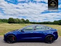 Used Tesla Model 3 Performance 82 kW (112 HP) 2019 Blue Sedan