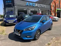 Used Nissan Micra Acenta 90 HP (66 kW) 2017 Blue Hatchback