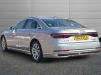 Used Audi A8 Sport 340 HP (250 kW) 2022 Floret silver Sedan