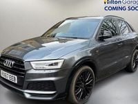 Used Audi Q3 Black Edition 180 HP (132 kW) 2018 Grey SUV