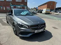 Used Mercedes CLA220 AMG line 177 HP (130 kW) 2017 Grey Coupe