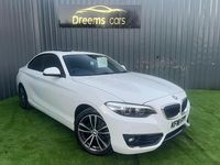 Used BMW 218 Sport Line 136 HP (100 kW) 2018 White Coupe