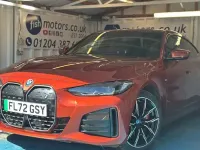 Used BMW i4 M Sport 250 kW (340 HP) 2022 Orange Sedan