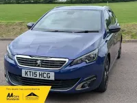 Used Peugeot 308 GT-line 2015 Blue Estate
