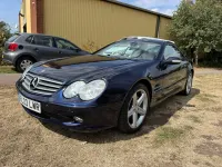 Used Mercedes SL500 Classic 306 HP (225 kW) 2003 Blue Cabriolet