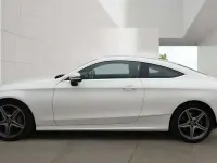 Used Mercedes C200 AMG line 2018 White Coupe