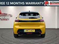 Używany Peugeot e-208 Premium 100 kW (136 KM) 2021 Żółty Hatchback