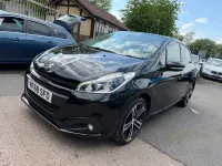 Used Peugeot 208 GT-line 2018 Black Hatchback
