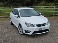 Used Seat Ibiza FR Sport 110 HP (80 kW) 2016 White Coupe