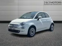 Used Fiat 500 Lounge 69 HP (50 kW) 2018 White Hatchback