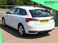Used Skoda Scala SE 115 HP (84 kW) 2025 Moon white metallic Hatchback