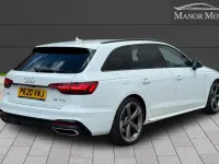 Used Audi A4 Black Edition 150 HP (110 kW) 2020 White Estate