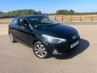 Used Hyundai i20 SE 82 HP (60 kW) 2017 Black Coupe