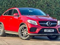 Used Mercedes GLE350 AMG Line Premium Plus 258 HP (189 kW) 2017 Red Coupe