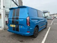 New Ford Transit Custom Sport 232 HP (170 kW) 2025 Digital aqua blue Cabriolet