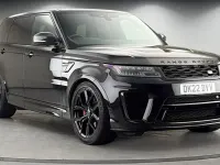 Used Land Rover Range Rover Sport SVR 575 HP (422 kW) 2021 Santorini black SUV