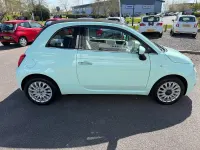 Used Fiat 500 Lounge 85 HP (62 kW) 2017 Green Cabriolet