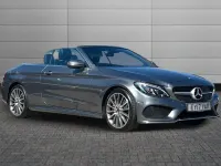 Used Mercedes C300 AMG line 242 HP (177 kW) 2017 Grey Cabriolet