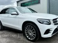Used Mercedes GLC220 AMG line 2018 White Estate