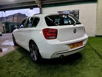 Used BMW 114 Sport Line 2014 White Hatchback