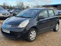 Used Nissan Note Visia 88 HP (64 kW) 2008 Black Hatchback