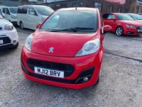 Used Peugeot 107 Active 68 HP (50 kW) 2012 Red Hatchback