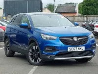 Used Vauxhall Grandland X Sport 130 HP (95 kW) 2018 Blue SUV