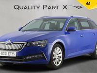 Used Skoda Superb SE Technology 218 HP (160 kW) 2021 Blue Estate