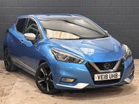 Used Nissan Micra N-Connecta 90 HP (66 kW) 2018 Blue Hatchback