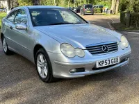Used Mercedes C200 SE 2003 Silver Coupe
