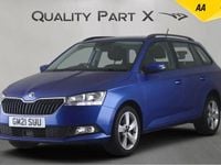 Used Skoda Fabia SE L 95 HP (69 kW) 2021 Blue Estate