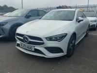 Used Mercedes CLA250e AMG Line Premium 218 HP (160 kW) 2022 White Coupe