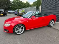 Used Audi A5 Cabriolet S-Line 2011 Red Cabriolet