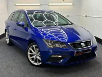 Used Seat Leon FR 150 HP (110 kW) 2017 Blue Estate