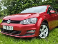 Used VW Golf VII Match 110 HP (80 kW) 2015 Red Hatchback