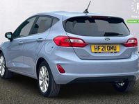 Used Ford Fiesta Titanium 95 HP (69 kW) 2021 Blue Hatchback