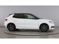 Used Skoda 110 R Colour Edition 81 HP (59 kW) 2023 Moon white metallic body / black magic pearl effect roof Hatchback