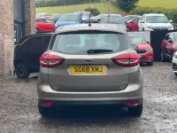 Used Ford C-MAX Titanium 125 HP (91 kW) 2018 Silver MPV