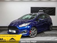 Used Ford Fiesta ST-Line 100 HP (73 kW) 2017 Blue Hatchback