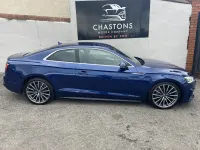 Used Audi A5 S-Line 190 HP (139 kW) 2018 Blue Coupe