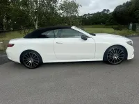 Używany Mercedes E220 AMG line 2021 Biały Kabriolet