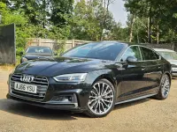 Used Audi A5 Sportback S-Line 252 HP (185 kW) 2017 Black Hatchback
