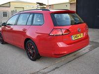 Used VW Golf VII S 110 HP (80 kW) 2014 Red Estate