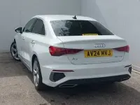 Used Audi A3 S-Line 150 HP (110 kW) 2024 White Sedan