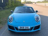 Used Porsche 911 Carrera Cabriolet 2018 Blue Cabriolet